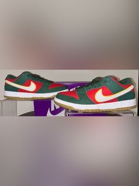 Nike SB Dunk Low Pro PRM Seattle Supersonics Mens Size 7 Brand New With Box